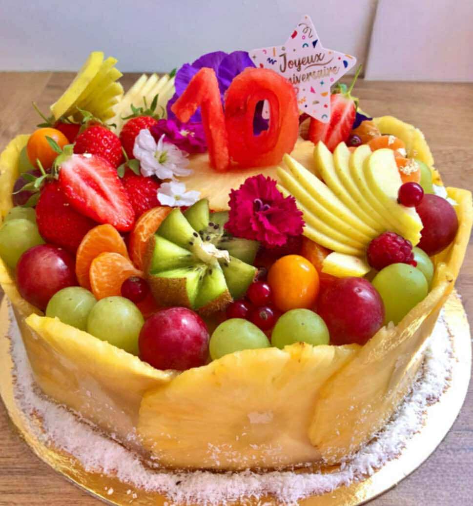 Gâteau 100% fruits frais